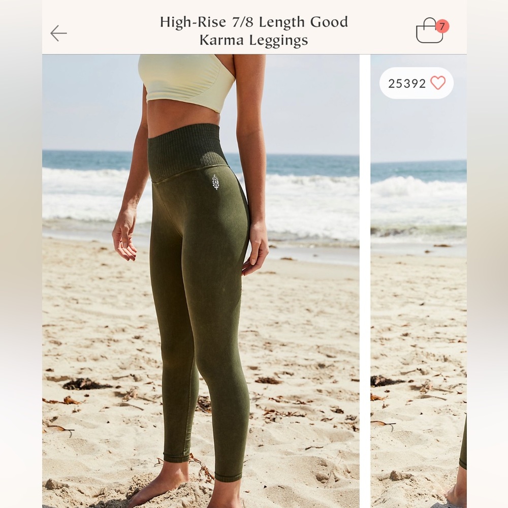 High-Rise 7/8 Length Good Karma leggings